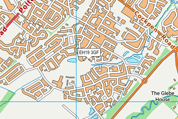 EH19 3GF map - OS VectorMap District (Ordnance Survey) EH19 3GF map - OS VectorMap District (Ordnance Survey)