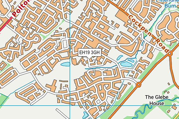 EH19 3GH map - OS VectorMap District (Ordnance Survey) EH19 3GH map - OS VectorMap District (Ordnance Survey)