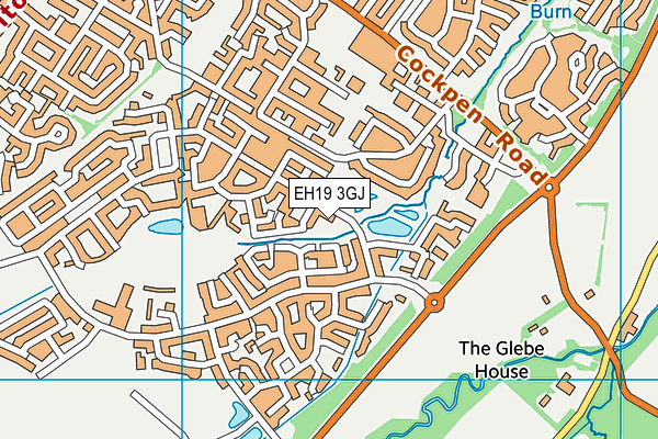 EH19 3GJ map - OS VectorMap District (Ordnance Survey) EH19 3GJ map - OS VectorMap District (Ordnance Survey)