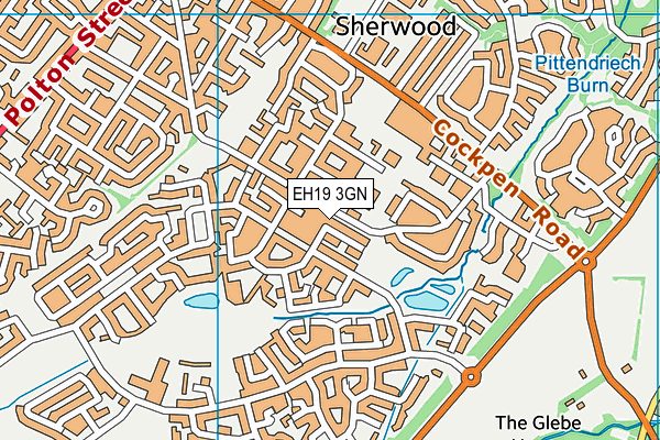 EH19 3GN map - OS VectorMap District (Ordnance Survey) EH19 3GN map - OS VectorMap District (Ordnance Survey)