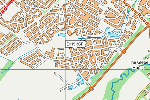 EH19 3GP map - OS VectorMap District (Ordnance Survey) EH19 3GP map - OS VectorMap District (Ordnance Survey)