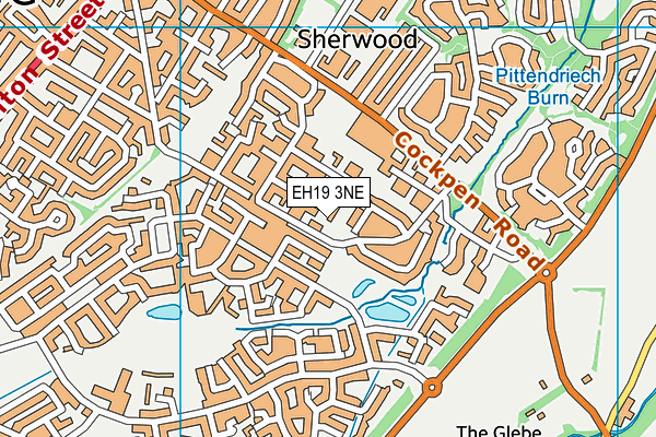 EH19 3NE map - OS VectorMap District (Ordnance Survey) EH19 3NE map - OS VectorMap District (Ordnance Survey)