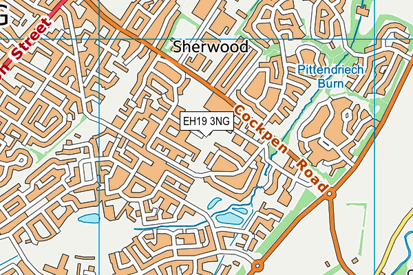 EH19 3NG map - OS VectorMap District (Ordnance Survey) EH19 3NG map - OS VectorMap District (Ordnance Survey)