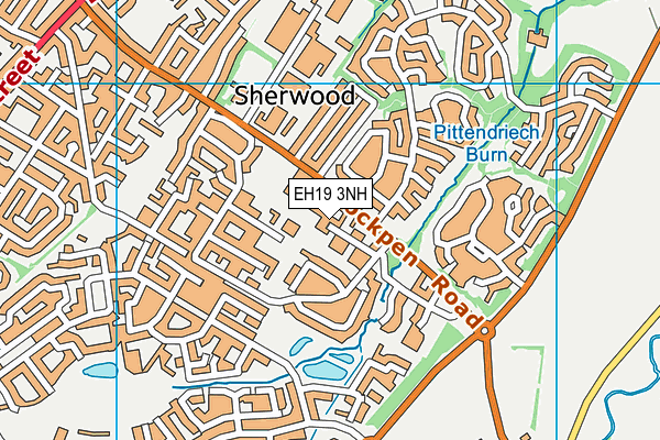 EH19 3NH map - OS VectorMap District (Ordnance Survey) EH19 3NH map - OS VectorMap District (Ordnance Survey)