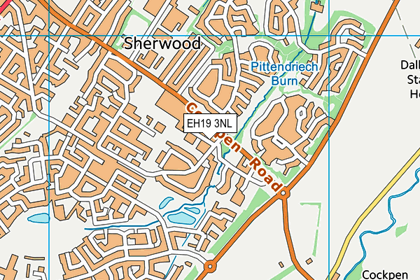 EH19 3NL map - OS VectorMap District (Ordnance Survey) EH19 3NL map - OS VectorMap District (Ordnance Survey)