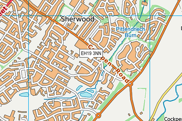 EH19 3NN map - OS VectorMap District (Ordnance Survey) EH19 3NN map - OS VectorMap District (Ordnance Survey)