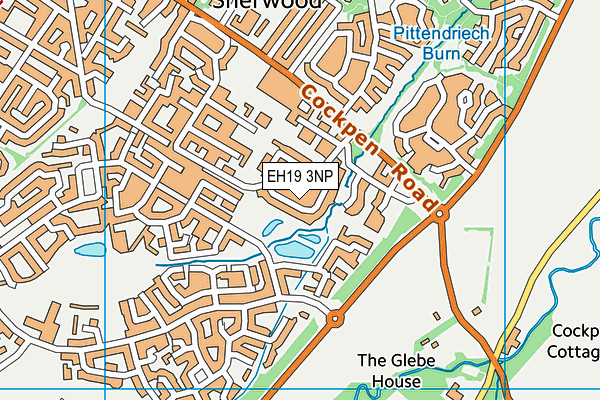 EH19 3NP map - OS VectorMap District (Ordnance Survey) EH19 3NP map - OS VectorMap District (Ordnance Survey)
