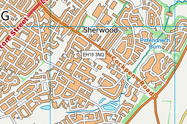 EH19 3NQ map - OS VectorMap District (Ordnance Survey) EH19 3NQ map - OS VectorMap District (Ordnance Survey)