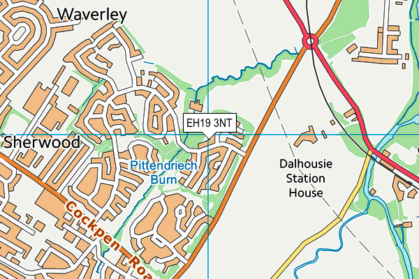 EH19 3NT map - OS VectorMap District (Ordnance Survey) EH19 3NT map - OS VectorMap District (Ordnance Survey)