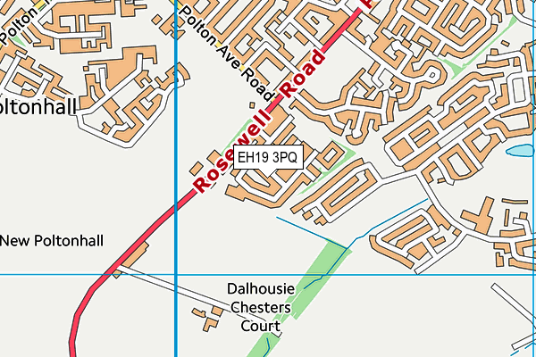 EH19 3PQ map - OS VectorMap District (Ordnance Survey) EH19 3PQ map - OS VectorMap District (Ordnance Survey)