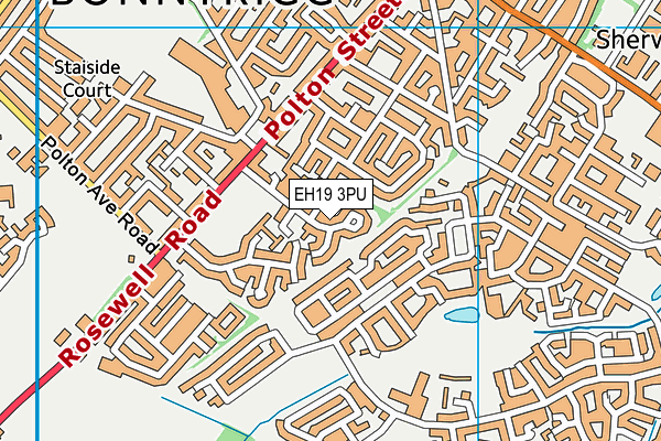EH19 3PU map - OS VectorMap District (Ordnance Survey) EH19 3PU map - OS VectorMap District (Ordnance Survey)