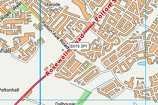 EH19 3PY map - OS VectorMap District (Ordnance Survey) EH19 3PY map - OS VectorMap District (Ordnance Survey)