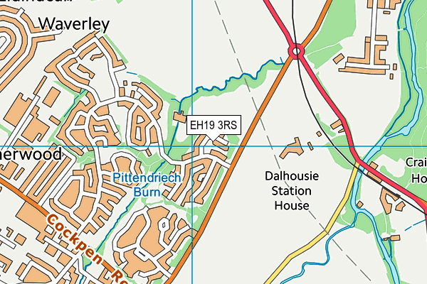 EH19 3RS map - OS VectorMap District (Ordnance Survey) EH19 3RS map - OS VectorMap District (Ordnance Survey)