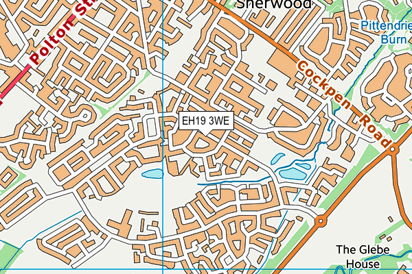EH19 3WE map - OS VectorMap District (Ordnance Survey) EH19 3WE map - OS VectorMap District (Ordnance Survey)