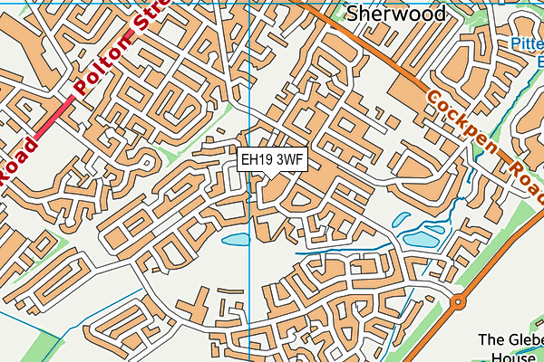 EH19 3WF map - OS VectorMap District (Ordnance Survey) EH19 3WF map - OS VectorMap District (Ordnance Survey)