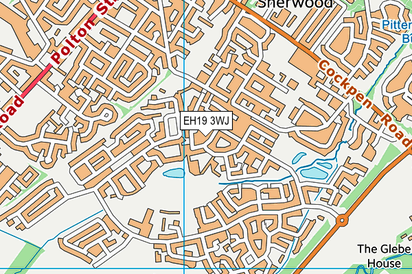 EH19 3WJ map - OS VectorMap District (Ordnance Survey) EH19 3WJ map - OS VectorMap District (Ordnance Survey)