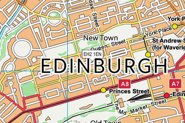 EH2 1EN map - OS VectorMap District (Ordnance Survey) EH2 1EN map - OS VectorMap District (Ordnance Survey)