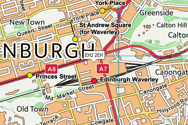 EH2 2EH map - OS VectorMap District (Ordnance Survey) EH2 2EH map - OS VectorMap District (Ordnance Survey)