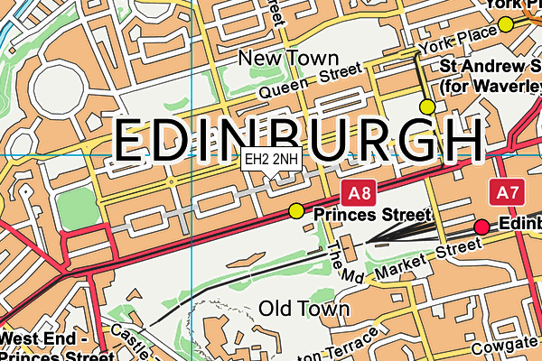 EH2 2NH map - OS VectorMap District (Ordnance Survey) EH2 2NH map - OS VectorMap District (Ordnance Survey)