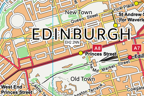 EH2 2NN map - OS VectorMap District (Ordnance Survey) EH2 2NN map - OS VectorMap District (Ordnance Survey)