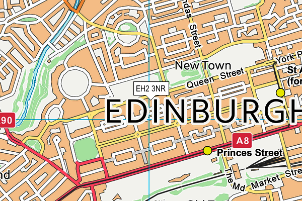 EH2 3NR map - OS VectorMap District (Ordnance Survey) EH2 3NR map - OS VectorMap District (Ordnance Survey)