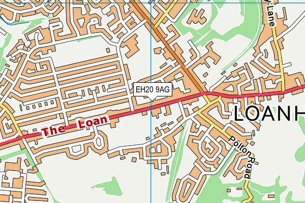 EH20 9AG map - OS VectorMap District (Ordnance Survey) EH20 9AG map - OS VectorMap District (Ordnance Survey)