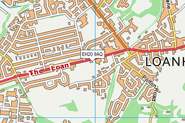 EH20 9AQ map - OS VectorMap District (Ordnance Survey) EH20 9AQ map - OS VectorMap District (Ordnance Survey)