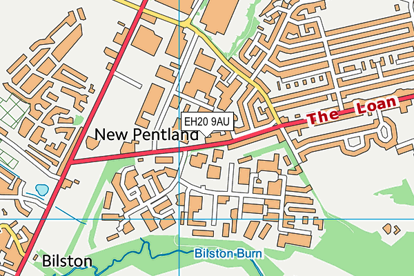 EH20 9AU map - OS VectorMap District (Ordnance Survey) EH20 9AU map - OS VectorMap District (Ordnance Survey)