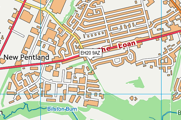 EH20 9AZ map - OS VectorMap District (Ordnance Survey) EH20 9AZ map - OS VectorMap District (Ordnance Survey)