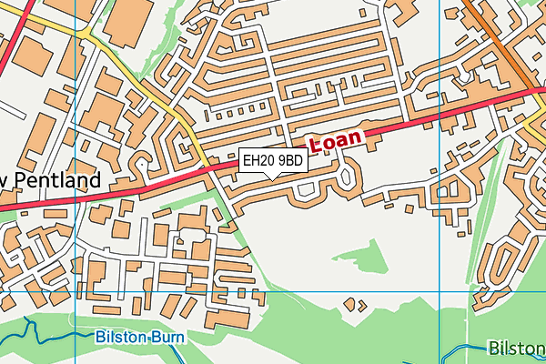 EH20 9BD map - OS VectorMap District (Ordnance Survey) EH20 9BD map - OS VectorMap District (Ordnance Survey)