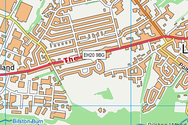 EH20 9BG map - OS VectorMap District (Ordnance Survey) EH20 9BG map - OS VectorMap District (Ordnance Survey)