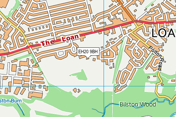 EH20 9BH map - OS VectorMap District (Ordnance Survey) EH20 9BH map - OS VectorMap District (Ordnance Survey)