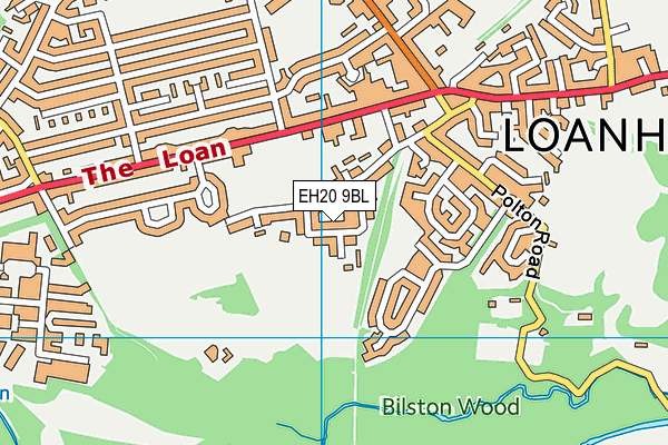 EH20 9BL map - OS VectorMap District (Ordnance Survey) EH20 9BL map - OS VectorMap District (Ordnance Survey)