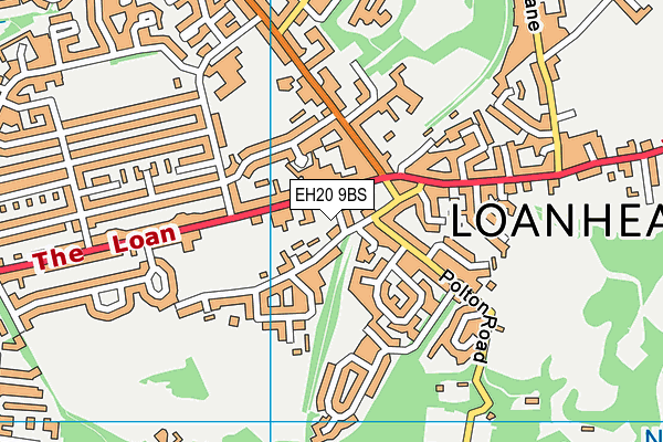 EH20 9BS map - OS VectorMap District (Ordnance Survey) EH20 9BS map - OS VectorMap District (Ordnance Survey)