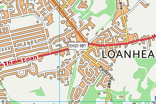EH20 9BT map - OS VectorMap District (Ordnance Survey) EH20 9BT map - OS VectorMap District (Ordnance Survey)