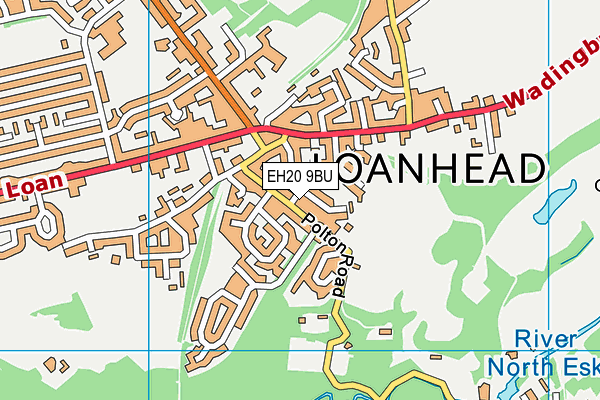EH20 9BU map - OS VectorMap District (Ordnance Survey) EH20 9BU map - OS VectorMap District (Ordnance Survey)
