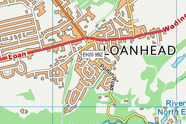 EH20 9BZ map - OS VectorMap District (Ordnance Survey) EH20 9BZ map - OS VectorMap District (Ordnance Survey)