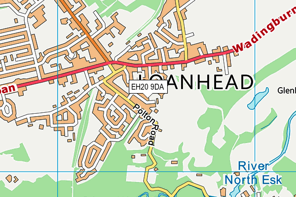 EH20 9DA map - OS VectorMap District (Ordnance Survey) EH20 9DA map - OS VectorMap District (Ordnance Survey)