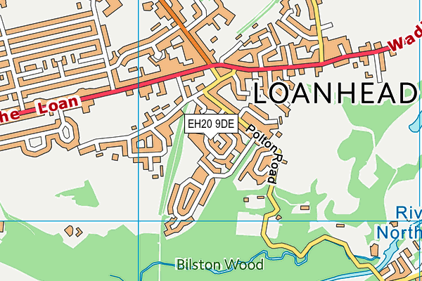 EH20 9DE map - OS VectorMap District (Ordnance Survey) EH20 9DE map - OS VectorMap District (Ordnance Survey)