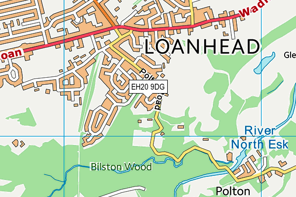 EH20 9DG map - OS VectorMap District (Ordnance Survey) EH20 9DG map - OS VectorMap District (Ordnance Survey)