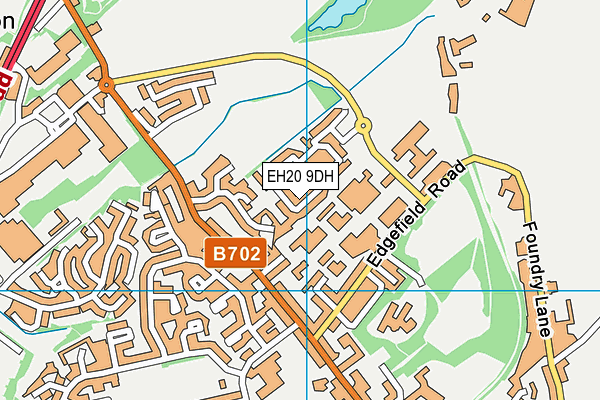 EH20 9DH map - OS VectorMap District (Ordnance Survey) EH20 9DH map - OS VectorMap District (Ordnance Survey)