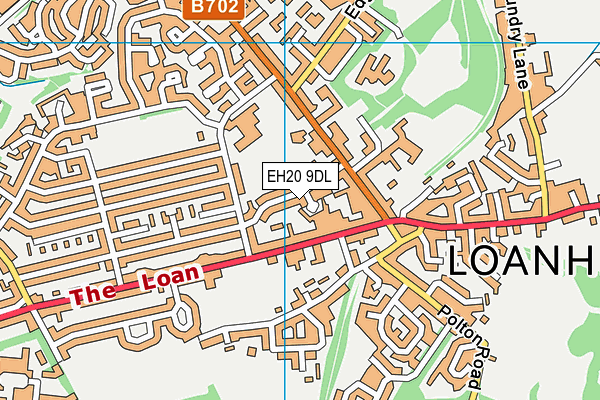 EH20 9DL map - OS VectorMap District (Ordnance Survey) EH20 9DL map - OS VectorMap District (Ordnance Survey)