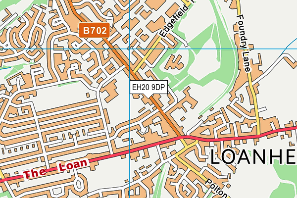 EH20 9DP map - OS VectorMap District (Ordnance Survey) EH20 9DP map - OS VectorMap District (Ordnance Survey)