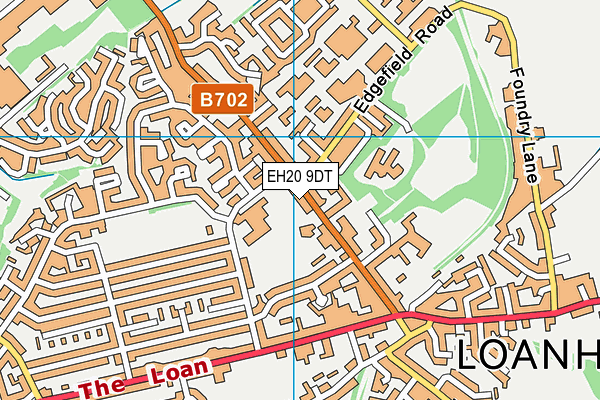 EH20 9DT map - OS VectorMap District (Ordnance Survey) EH20 9DT map - OS VectorMap District (Ordnance Survey)