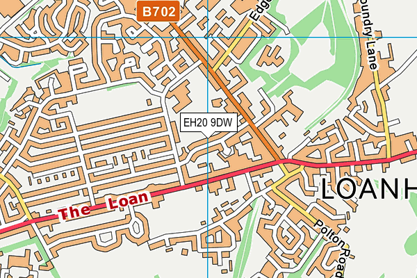 EH20 9DW map - OS VectorMap District (Ordnance Survey) EH20 9DW map - OS VectorMap District (Ordnance Survey)