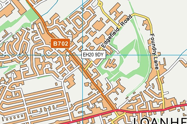 EH20 9DY map - OS VectorMap District (Ordnance Survey) EH20 9DY map - OS VectorMap District (Ordnance Survey)