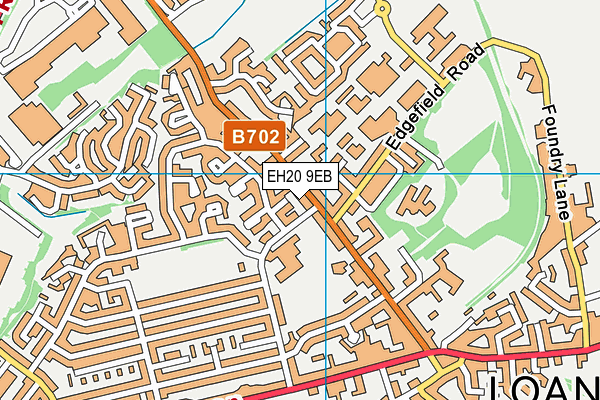 EH20 9EB map - OS VectorMap District (Ordnance Survey) EH20 9EB map - OS VectorMap District (Ordnance Survey)