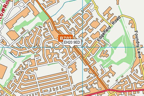 EH20 9ED map - OS VectorMap District (Ordnance Survey) EH20 9ED map - OS VectorMap District (Ordnance Survey)