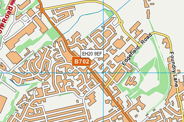 EH20 9EF map - OS VectorMap District (Ordnance Survey) EH20 9EF map - OS VectorMap District (Ordnance Survey)