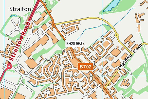 EH20 9EJ map - OS VectorMap District (Ordnance Survey) EH20 9EJ map - OS VectorMap District (Ordnance Survey)
